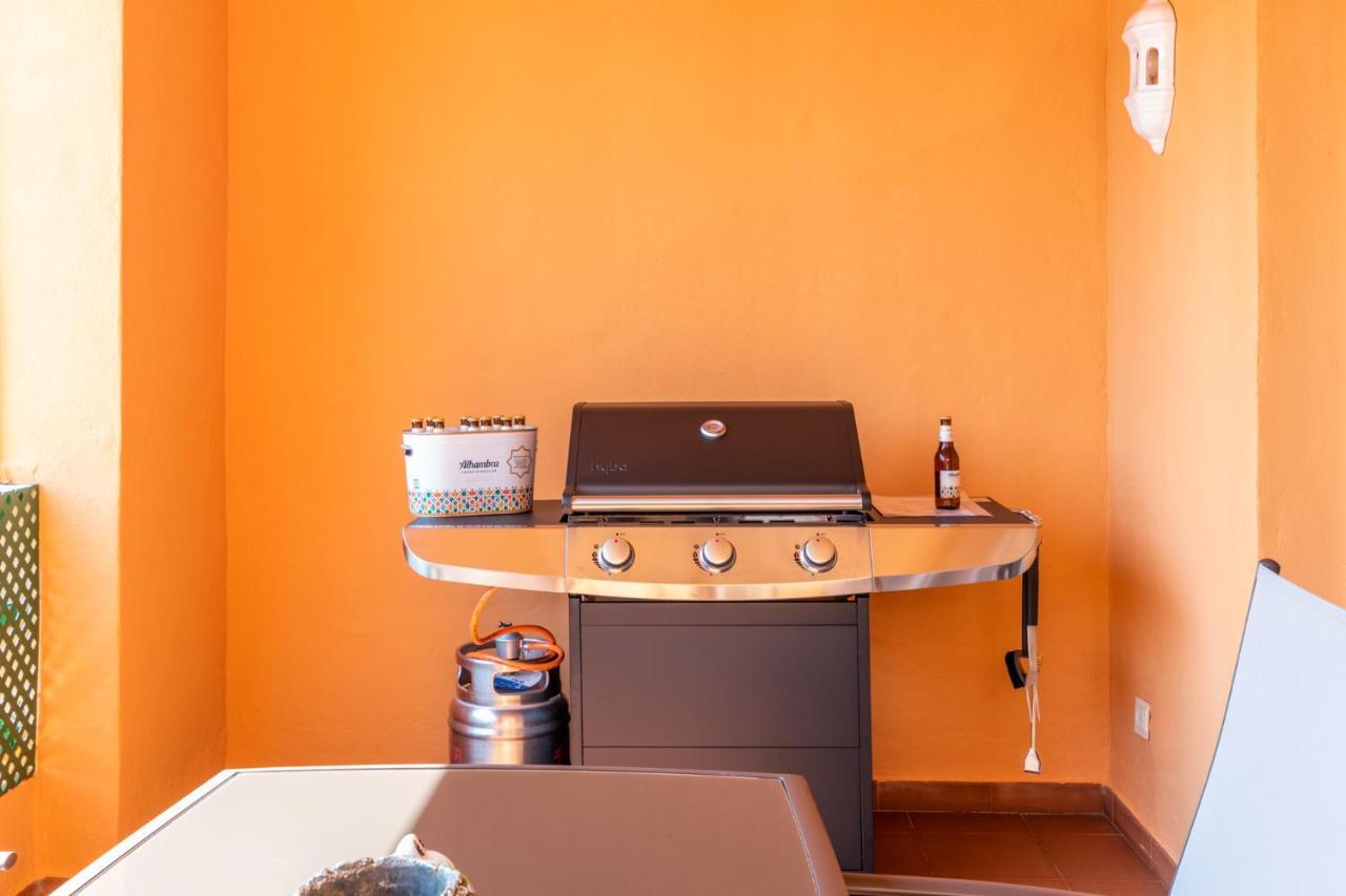 ミハス2 Habs Buena Terraza Con Bbq - Wifi, Piscinaアパートメント エクステリア 写真